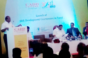 Launch of Skill Development Courseware in Tamil